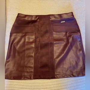 Burgundy New Mark Skirt